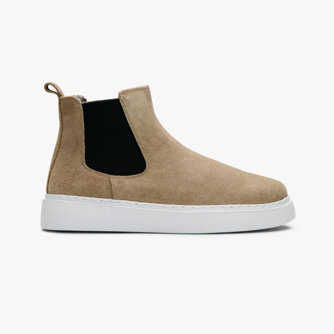 Chelsea Boots Sand Suede(Naturel Real Leather) New-Gen Oscar&Djayd's