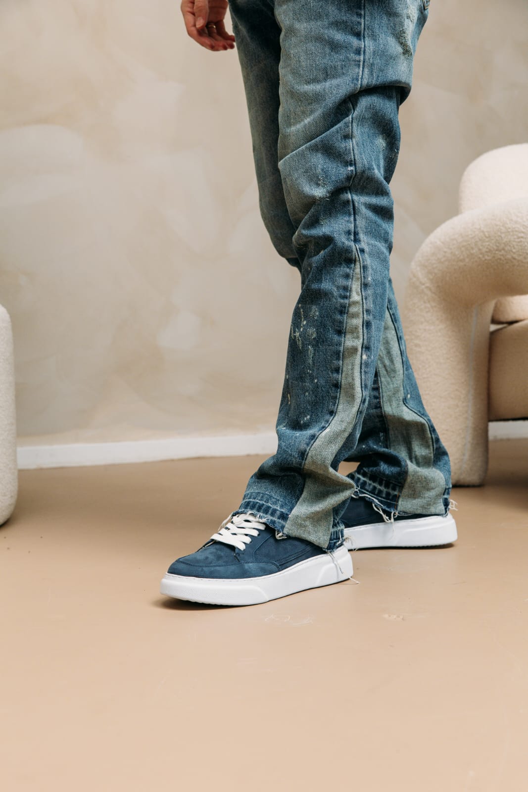 Sneaker Orlando Navy Nubuck