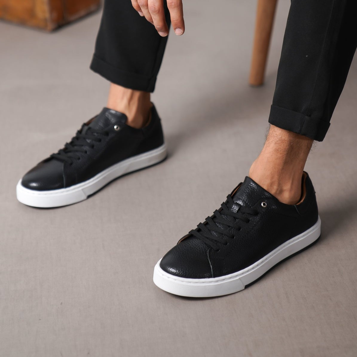 Sneaker Black Premium Leather
