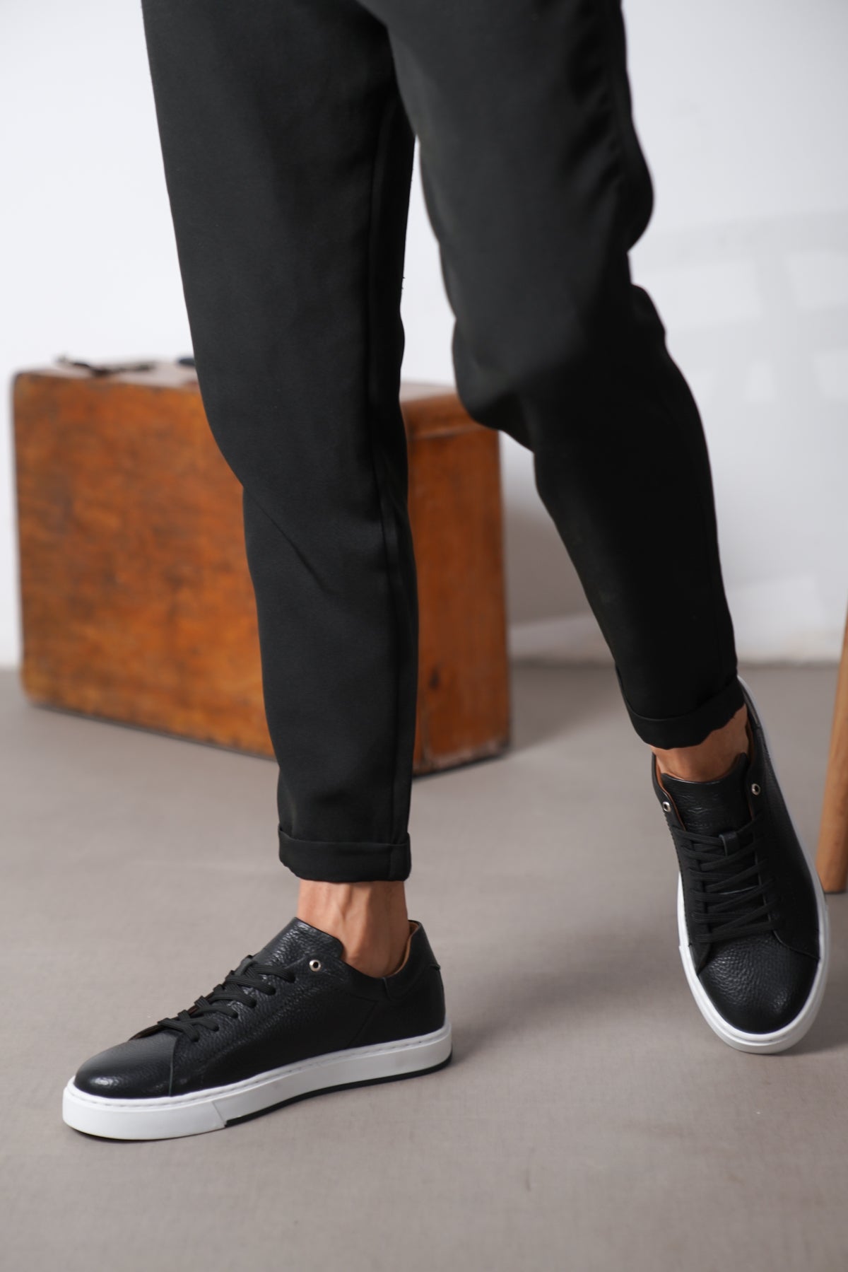 Sneaker Black Premium Leather