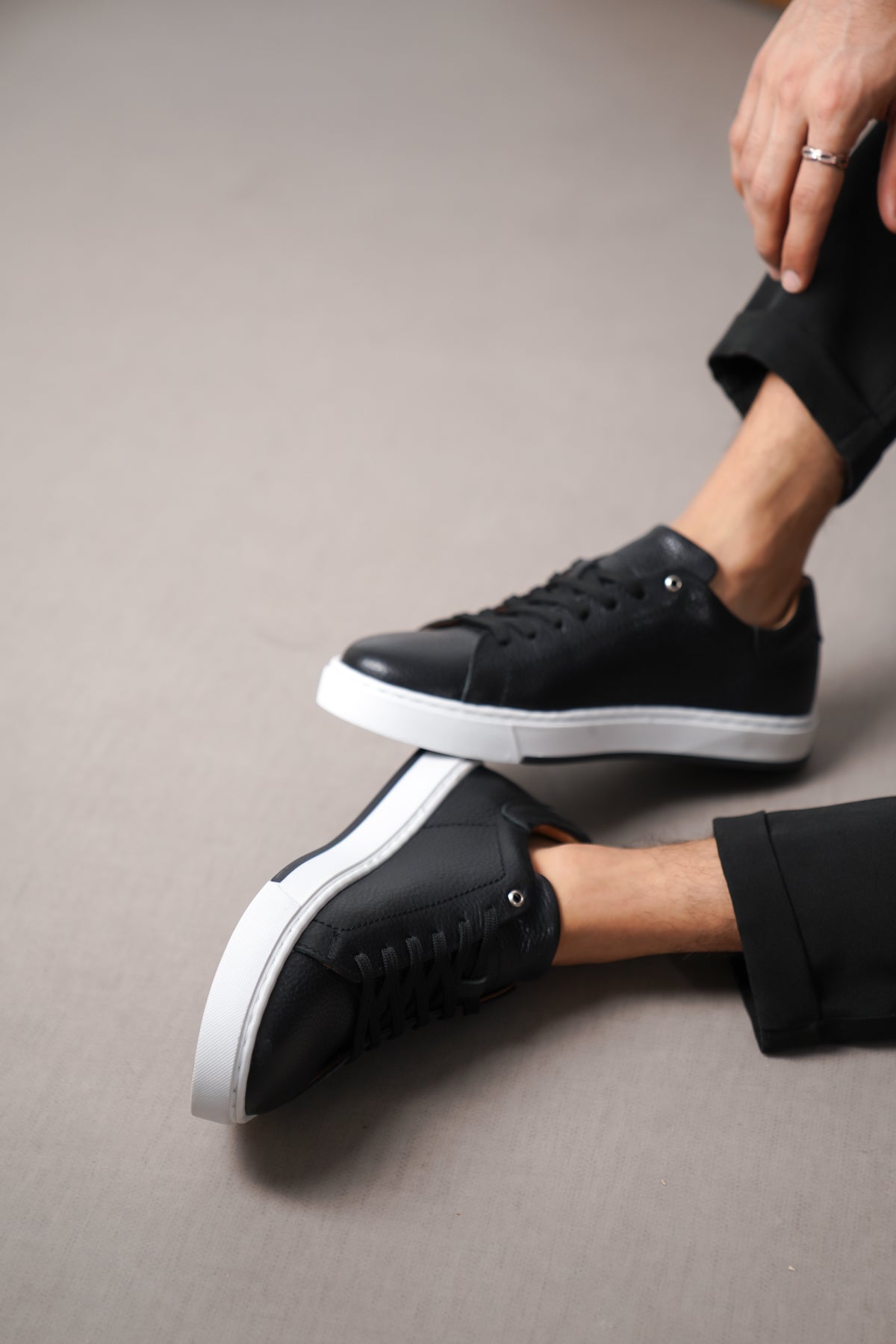 Sneaker Black Premium Leather