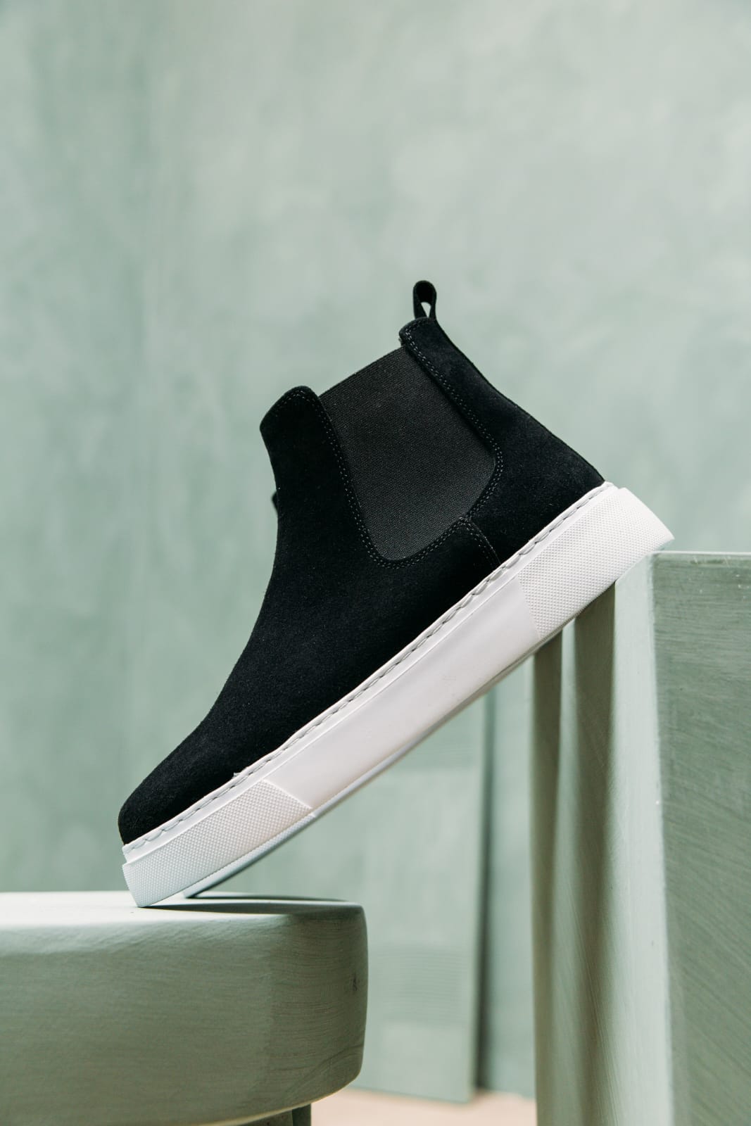 Chelsea Boots Black Suede(Naturel Real Leather) New-Gen Oscar&Djayd's