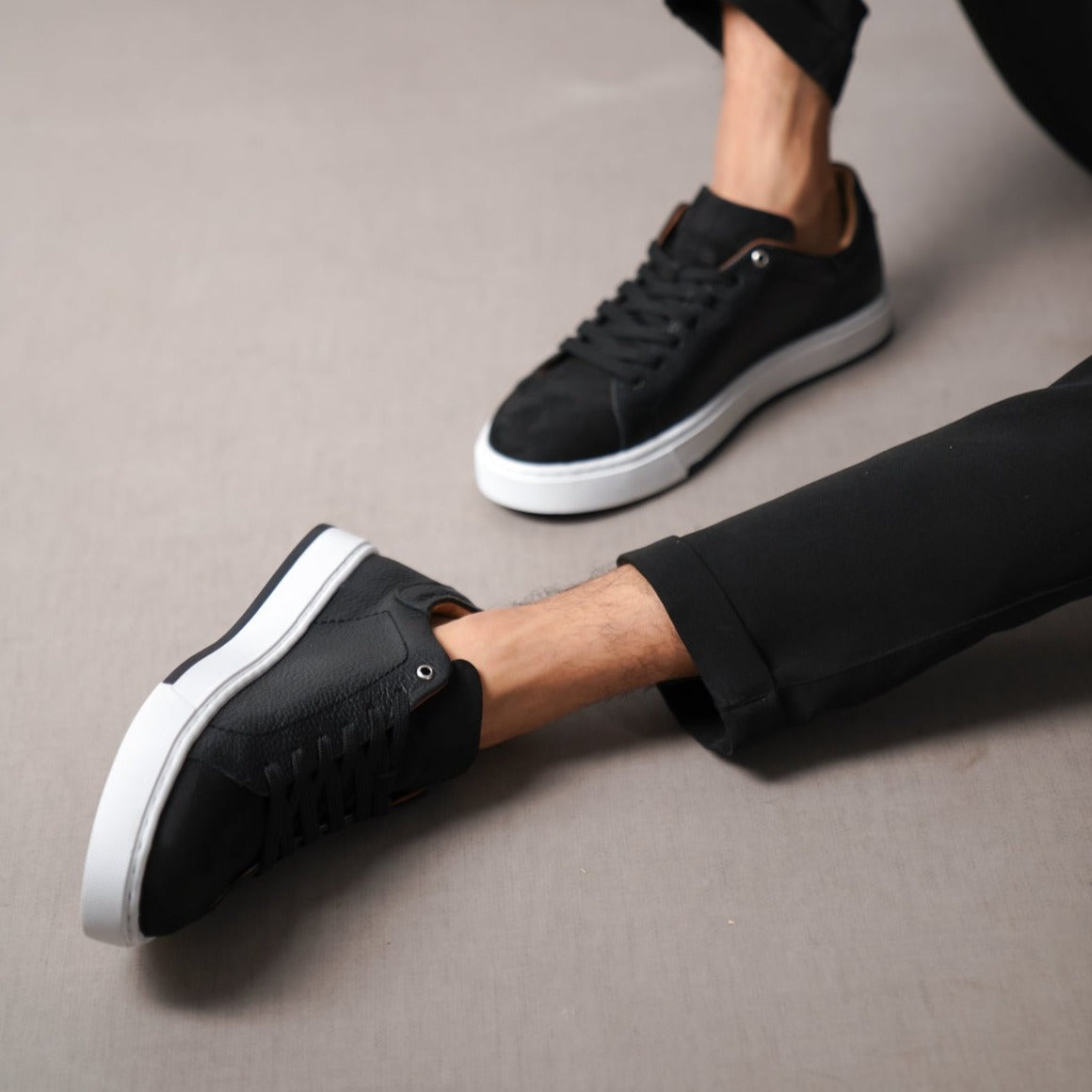Sneaker Black Premium Calf/Nubuck