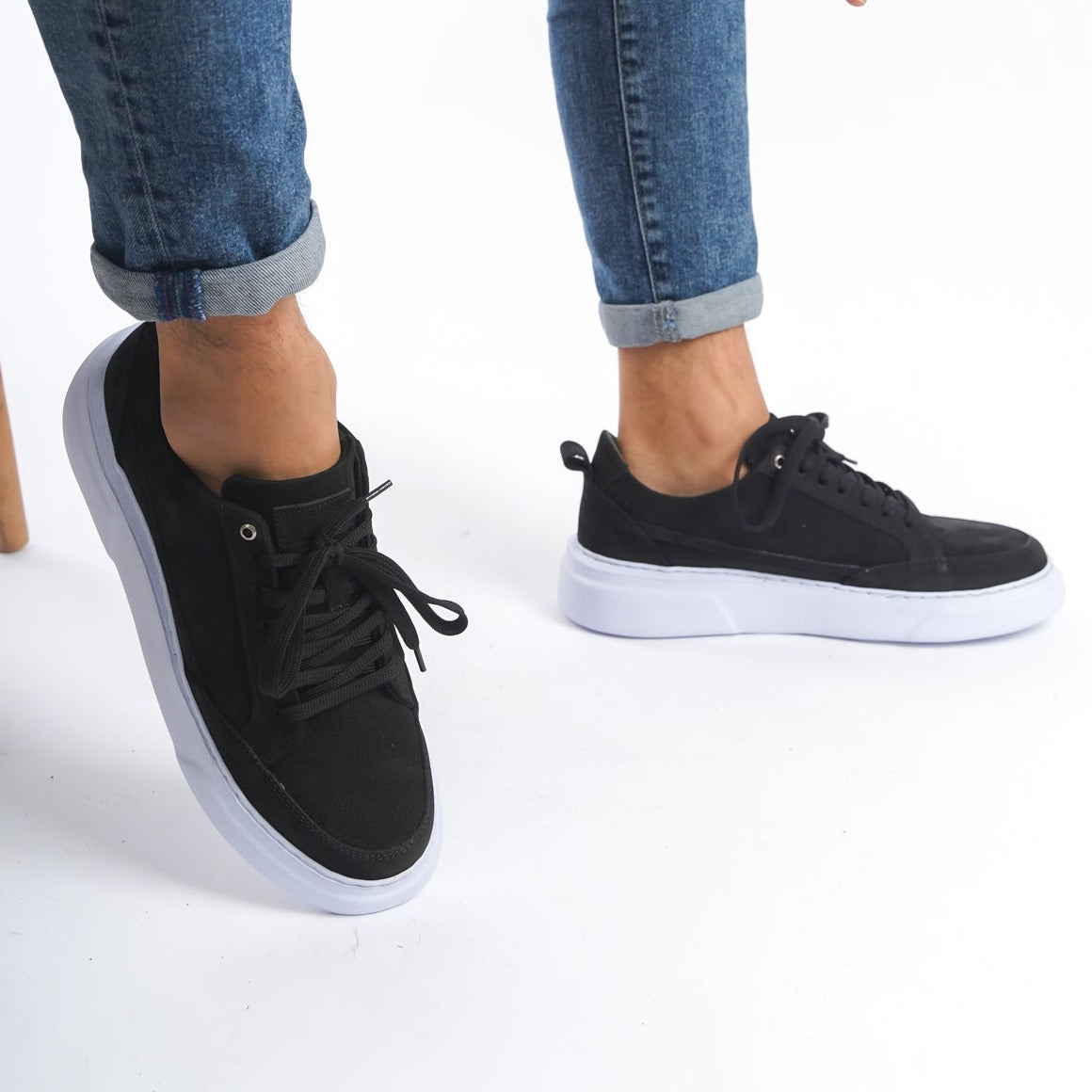 Sneaker Orlando Black Nubuck Oscar&Djayd's