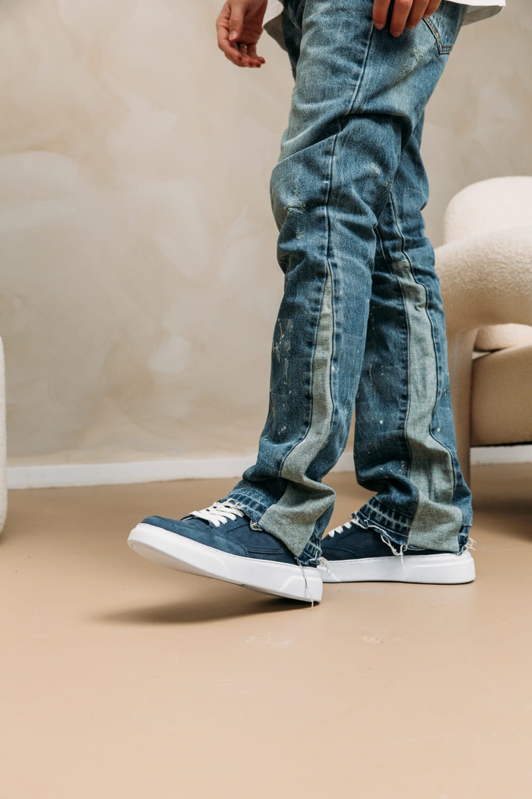 Sneaker Orlando Navy Nubuck