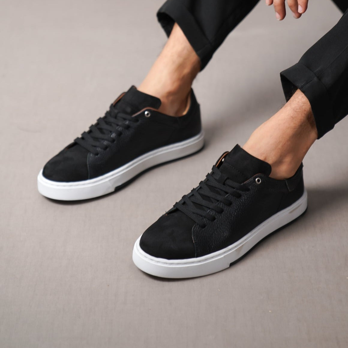 Sneaker Black Premium Calf/Nubuck