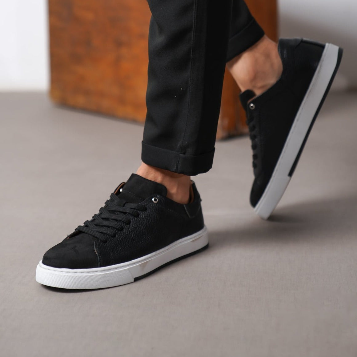 Sneaker Black Premium Calf/Nubuck
