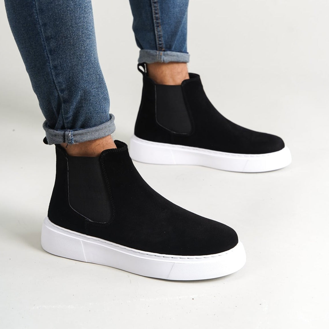 Chelsea Boots Black Suede