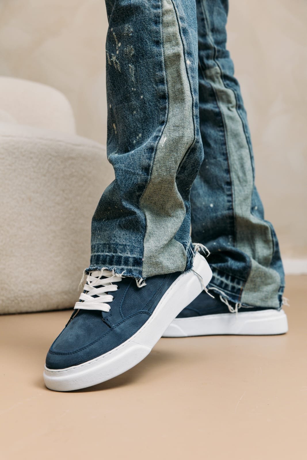 Sneaker Orlando Navy Nubuck