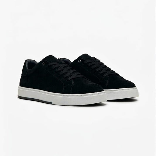 Premium Sneakers Black Suede