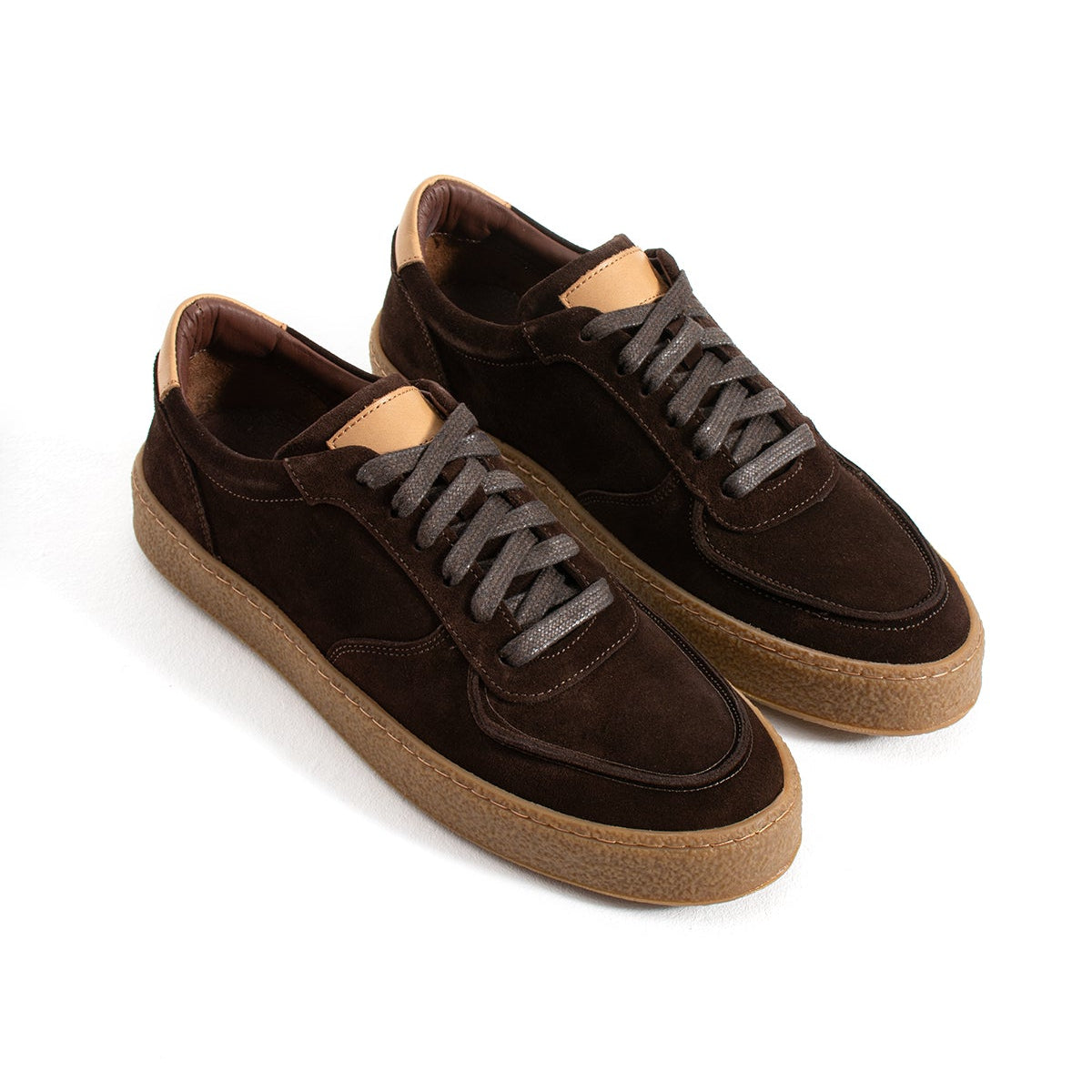 Sneaker Como Suede Coffee Brown