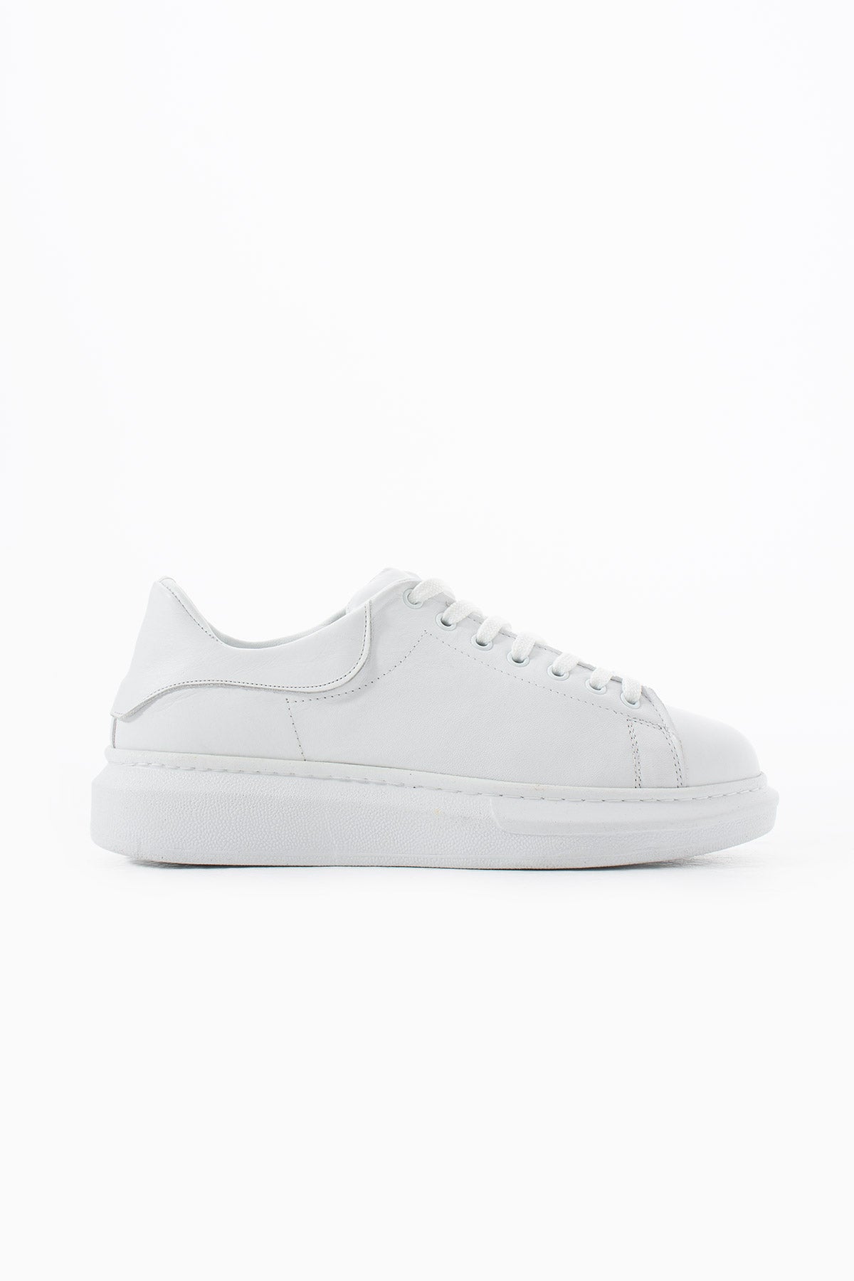 Chunky Sneaker Real Leather AllWhite