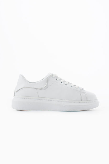 Chunky Sneaker Real Leather AllWhite
