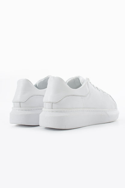 Chunky Sneaker Real Leather AllWhite